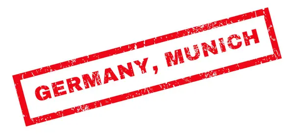 Deutschland münchen rubber stamp — Stockvektor
