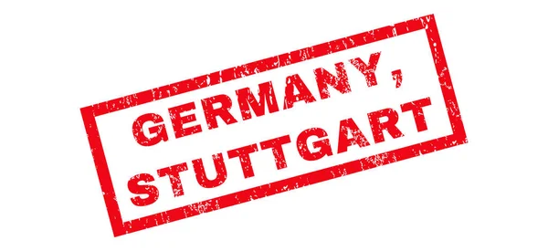 Deutschland stuttgart rubber stamp — Stockvektor