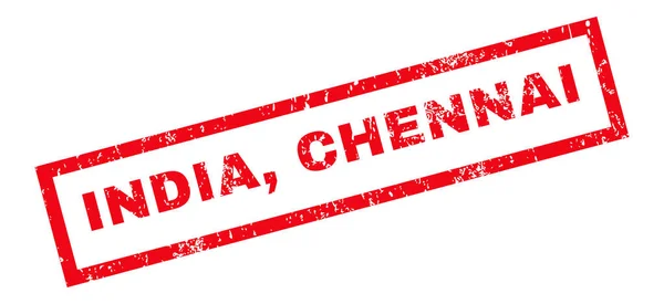 India Sello de goma Chennai — Vector de stock