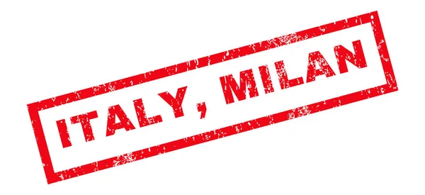 Italien milan rubber stamp — Stockvektor