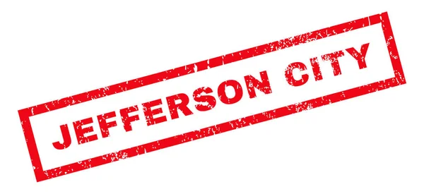 Каучуковая марка Джефферсона — стоковый вектор
