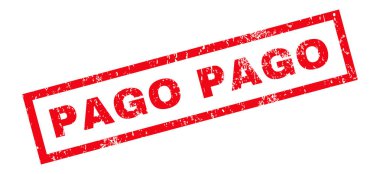 Pago Pago Rubber Stamp