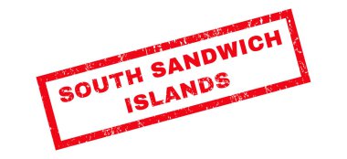Lastik damgası Güney Sandwich Adaları