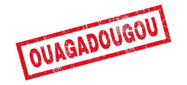 Sello de goma Ouagadougou — Vector de stock