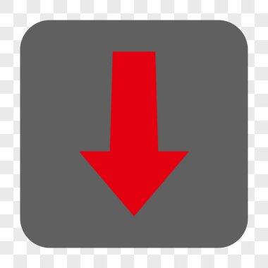 Yuvarlatılmış Kare düğme aşağı ok