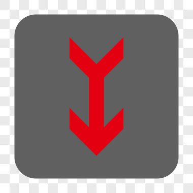 Yuvarlatılmış Kare düğme aşağı ok