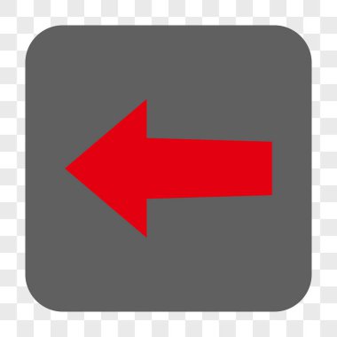 Ok sol yuvarlak kare düğme