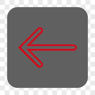 Ok sol yuvarlak kare düğme