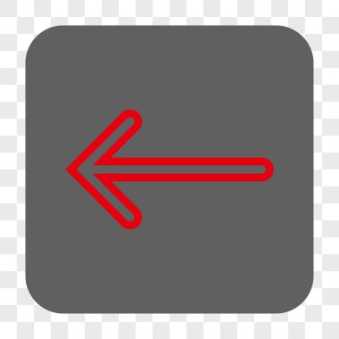 Ok sol yuvarlak kare düğme