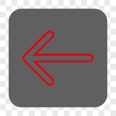 Ok sol yuvarlak kare düğme