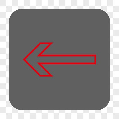 Ok sol yuvarlak kare düğme