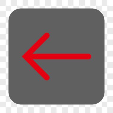 Ok sol yuvarlak kare düğme