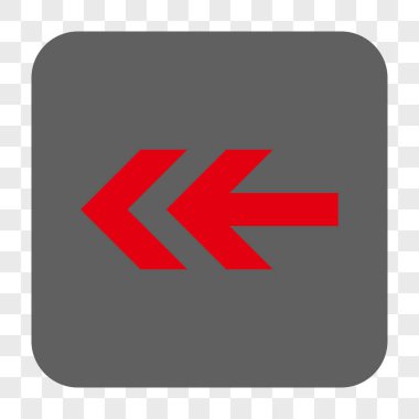 Ok sol yuvarlak kare düğme