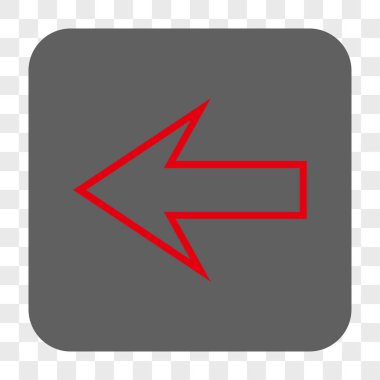 Ok sol yuvarlak kare düğme