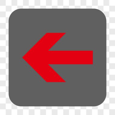 Ok sol yuvarlak kare düğme