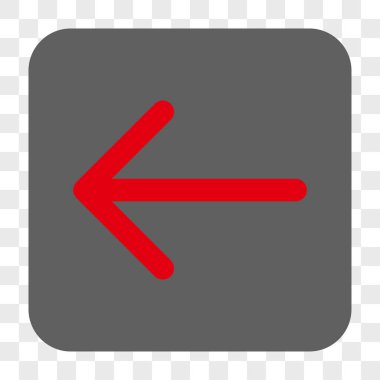 Ok sol yuvarlak kare düğme