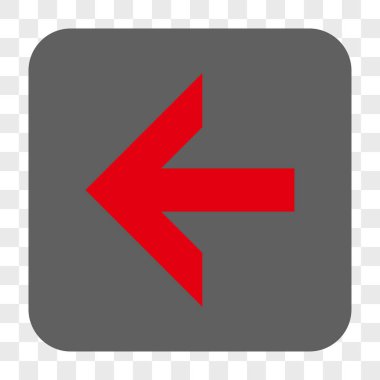 Ok sol yuvarlak kare düğme