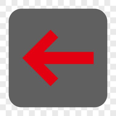 Ok sol yuvarlak kare düğme