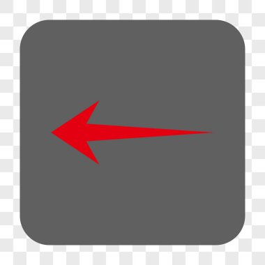 Ok sol yuvarlak kare düğme