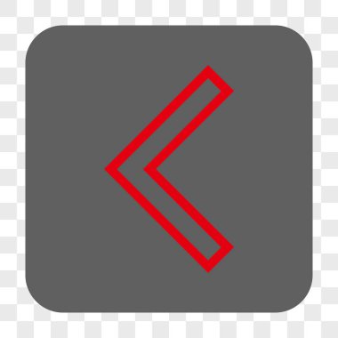 Ok ucu sol yuvarlak kare düğme