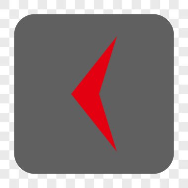 Ok ucu sol yuvarlak kare düğme