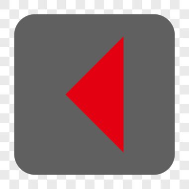 Ok ucu sol yuvarlak kare düğme