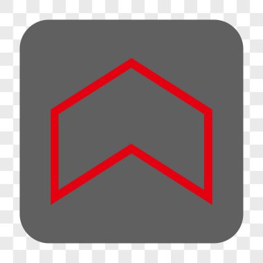 Yuvarlatılmış Kare düğmesini yukarı ok ucu