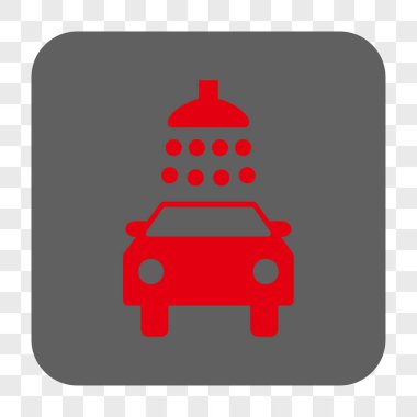 Araba duş yuvarlak kare düğme