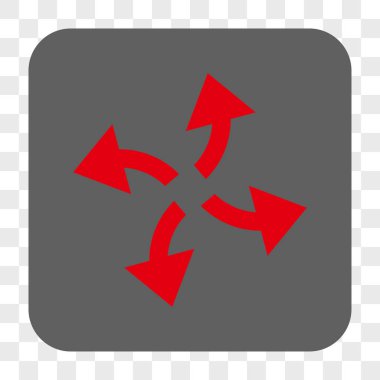 Santrifüj okları yuvarlak kare düğme