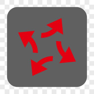 Santrifüj okları yuvarlak kare düğme