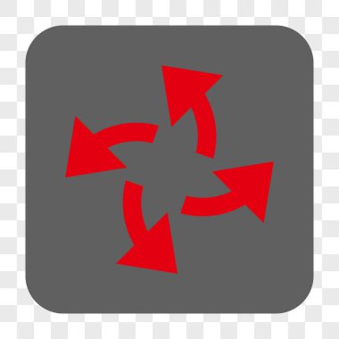 Santrifüj okları yuvarlak kare düğme