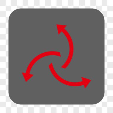 Santrifüj okları yuvarlak kare düğme