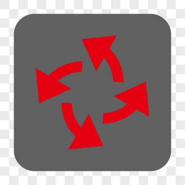 Santrifüj okları yuvarlak kare düğme