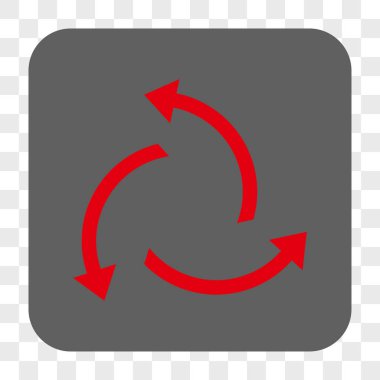 Santrifüj okları yuvarlak kare düğme