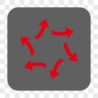 Santrifüj okları yuvarlak kare düğme