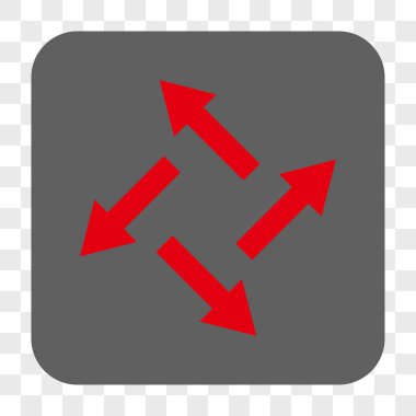 Santrifüj okları yuvarlak kare düğme