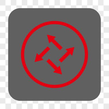 Santrifüj okları yuvarlak kare düğme