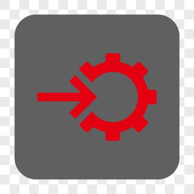 COG Tümleştirme yuvarlak kare düğme