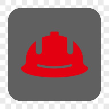 İnşaat kask yuvarlak kare düğme
