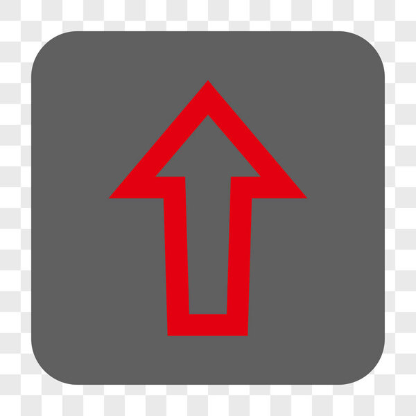 Arrow Up Rounded Square Button