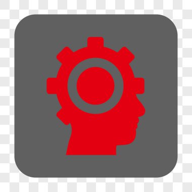 Cyborg dişli yuvarlak kare düğme