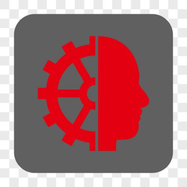 Cyborg dişli yuvarlak kare düğme