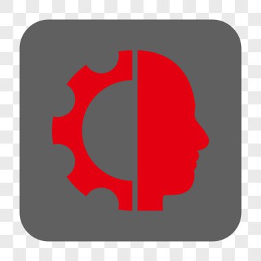 Cyborg dişli yuvarlak kare düğme