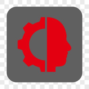 Cyborg dişli yuvarlak kare düğme