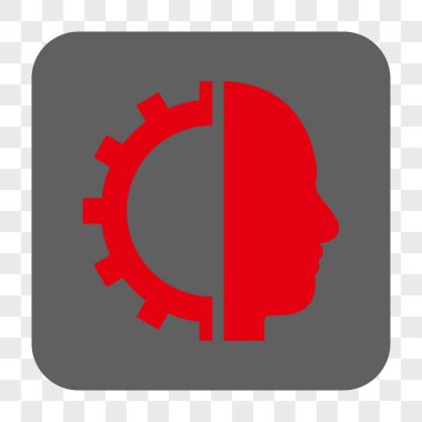 Cyborg dişli yuvarlak kare düğme