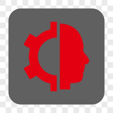 Cyborg dişli yuvarlak kare düğme