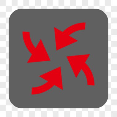 Siklon okları yuvarlak kare düğme