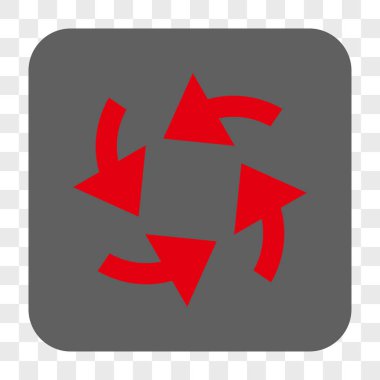 Siklon okları yuvarlak kare düğme