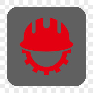 Geliştirme Hardhat yuvarlak kare düğme