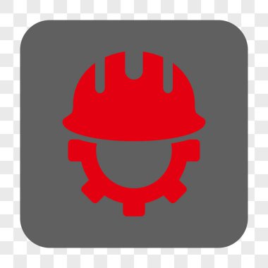 Geliştirme Hardhat yuvarlak kare düğme